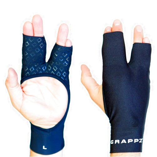 Grappz Multi-use Finger Support Athletic Gloves - Mallet Finger Splint - Hand Brace For Arthritis Pain and protection- Prevent Unnecessary Injuries - Finger Braces Joint Stabilizer - (Black, Unisex)
