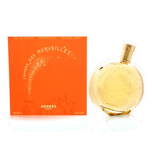 Hermes L'Ambre Des Merveilles by Hermes for Women 3.3 oz Eau de Parfum Spray
