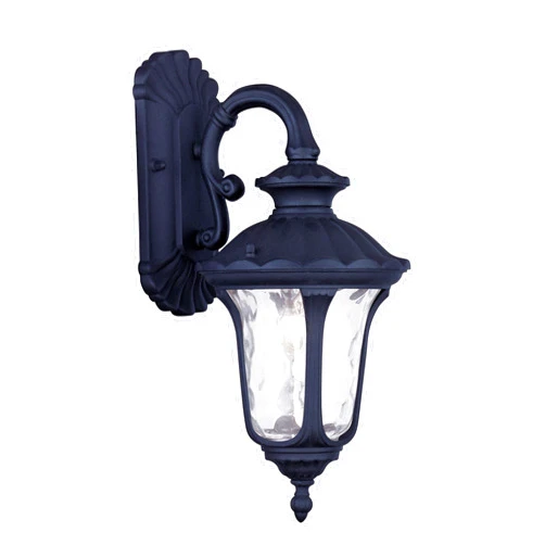 Livex Lighting 7851-04 Oxford 1 Light Outdoor Wall Lantern, Black
