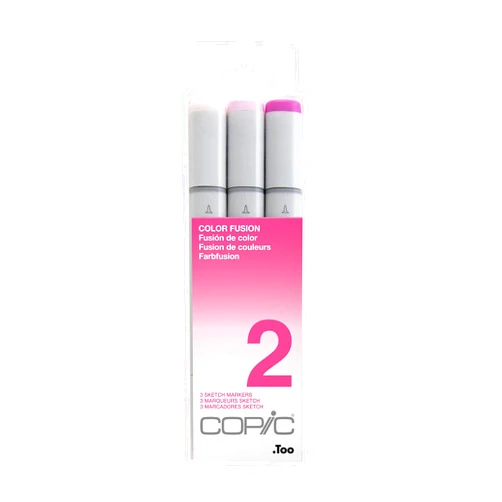 Copic Sketch, Alcohol-based Markers, 3pc Set, Color Fusion #2