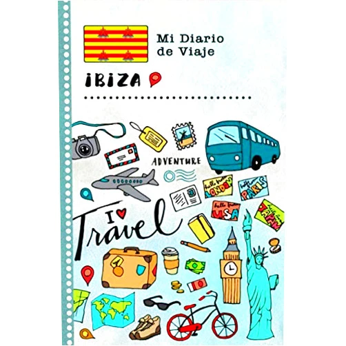 Stylesyndikat España Libros Ibiza Mi Diario de Viaje: Libro de Registro de Viajes Guiado Infantil - Cuaderno de Recuerdos de Actividades en Vacaciones para Escribir, Dibujar, ... Gratitud para Niños y Niñas (Spanish Edition)