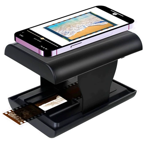 MAFUEAY Mobile Film Scanner for Old Slides to JPG, Film and Slide Scanner 35mm Slide and Negative Folding Scanner with LED Backlight, Support Editing and Sharing, Gifts for Family and Friends