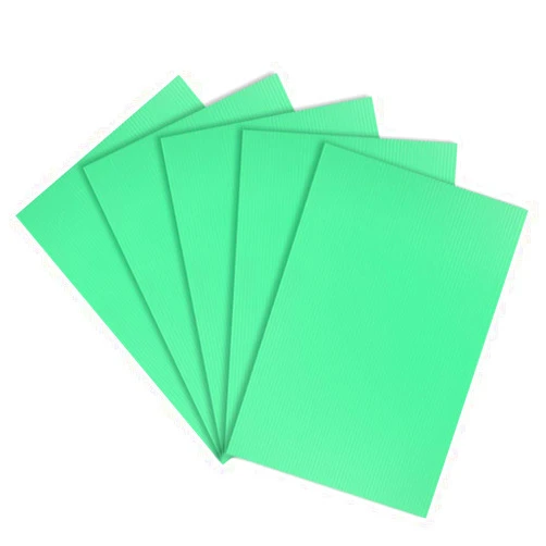 uxcell Corrugated Plastic Sheets,3mm Green Blank Yard Lawn Signs,8 Inch x 12 Inch,Waterproof Sign Blank Board 5pcs