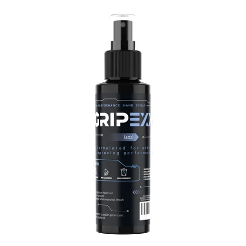 GRIPEXX Sports Hand Grip Spray (4oz)- Boost Performance, Enhance Control and Maximize Grip - for Athletes: Tennis, Football, Pole Dancing, Basketball, Baseball, Golf, etc- Natural Rosin-Based Formula