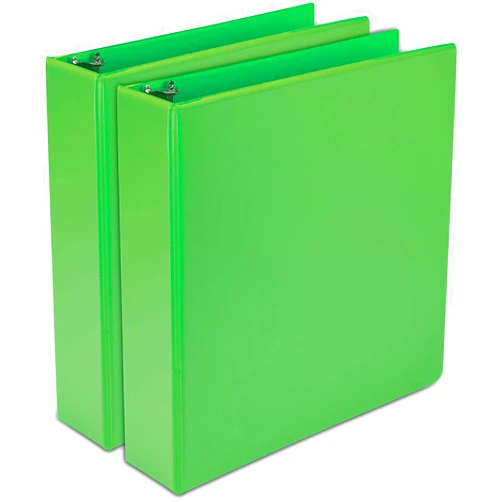 Samsill Earth’s Choice Biobased Durable Fashion Color 3 Ring View Binder, 1 Inch Round Ring, Up to 25% Plant Based Plastic, USDA Certified Biobased - 3 Pack