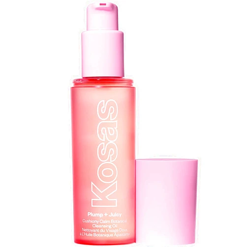 Kosas Plump + Juicy Cushiony Calm Botanical Cleansing Oil – Hydrating Makeup Remover for Sensitive Skin, Non-Greasy Oil Cleanser with Ceramides & Squalane for Soft, Soothed Skin​