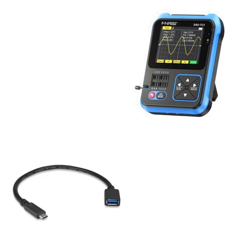 BoxWave Cable Compatible with FNIRSI DSO-TC3 - USB Expansion Adapter, Add USB Connected Hardware to Your Phone