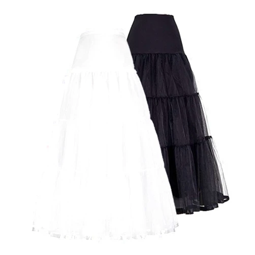 YIRENWANSHA Women's Floor Length Tulle White Wedding Petticoat\Underskirt PE01505