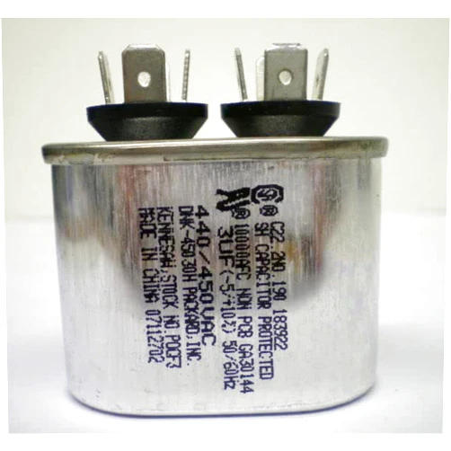Ytyhmz Replacement for fits TitanPro TOCF3 HVAC Motor Run Oval Capacitor 3 MFD/UF 440/370 Volts