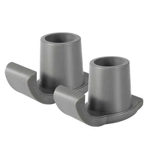 Generic Walker SKi-Glides for 1 1/8 inch Tube, Universal Fit Walker Feet Glides, Heavy Duty Coaster Skis for Folding Walkers, Walker Accessories, One Pair (Grey)