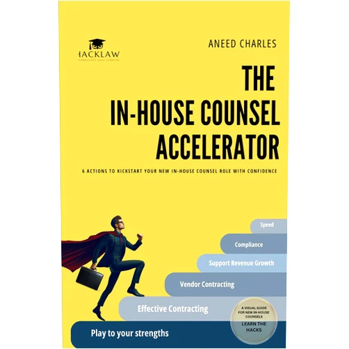 By Aneed Charles (Author) Format: Kindle Edition The In-house Counsel Accelerator : 6 ACTIONS TO KICKSTART YOUR NEW IN-HOUSE COUNSEL ROLE WITH CONFIDENCE