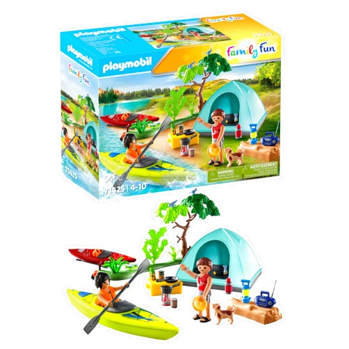 Playmobil Camping with Kayaks