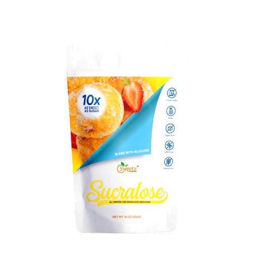 G-Sweetz Allulose – Sucralose Blend All Purpose Sweetener – 10X Sugar Sweetness; Total Servings 1135; Zero Calorie Sweetener, Sugar-Free Substitute for Baking, Smoothies, Coffee; Low Carb Keto Diet Friendly Food | 1-LB