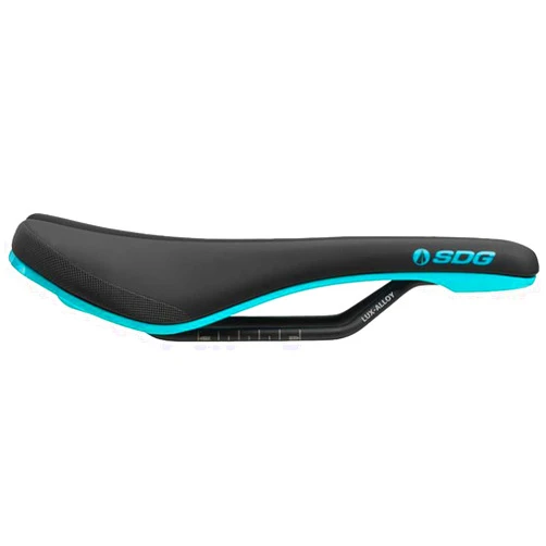 SDG Components Bel-Air V3 Lux-Alloy Mountain Bike Saddle Saddle, 260 x 140mm, Unisex, Road Gravel Bicycle Seat 236g