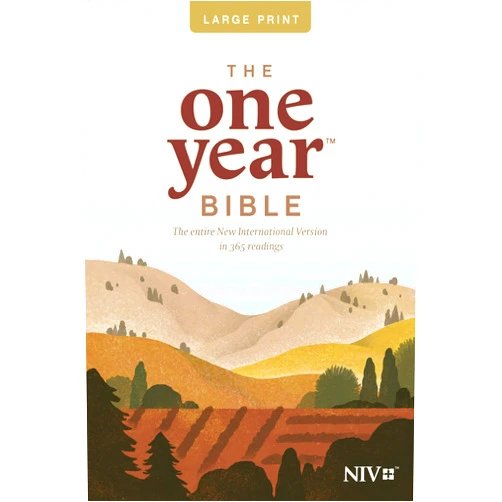 Tyndale NIV The One Year Bible Premium Slimline/Large Print-Softcover