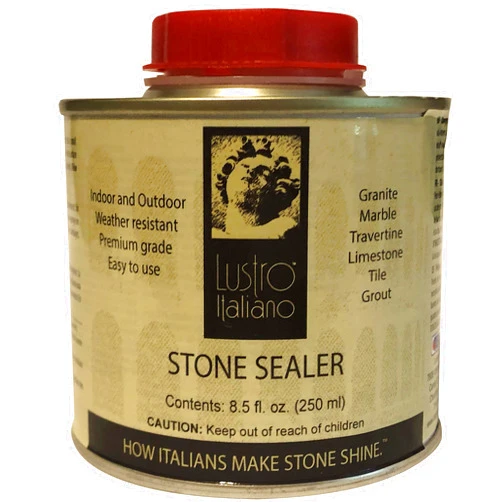 Lustro Italiano Ultra Premium Stone Sealer, Clear