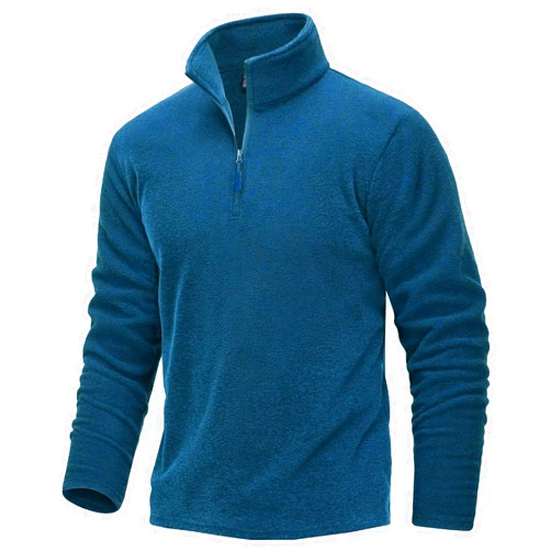 TACVASEN Men's Pullover Shirts 1/4 Zip Fleece Sweatshirts Long Sleeve Mid-Weight Running Athletic Workout Coat