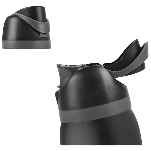 NIGRITY Replacement Cap for Owala Freesip, One Button Water Bottle Top Lid Compatible with Owala Cup 16oz 24oz 32oz 40oz, BPA-Free Replacement Accessory (Black)