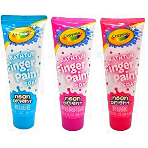 Crayola Neon Bright Bathtub Finger Paint Soap (Set Of 3)