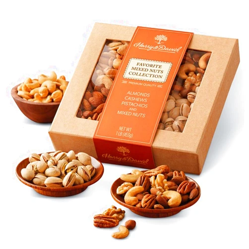 Harry & David Favorite Mixed Nuts Collection, Healthy Snacks, Party Mix, Gift Basket