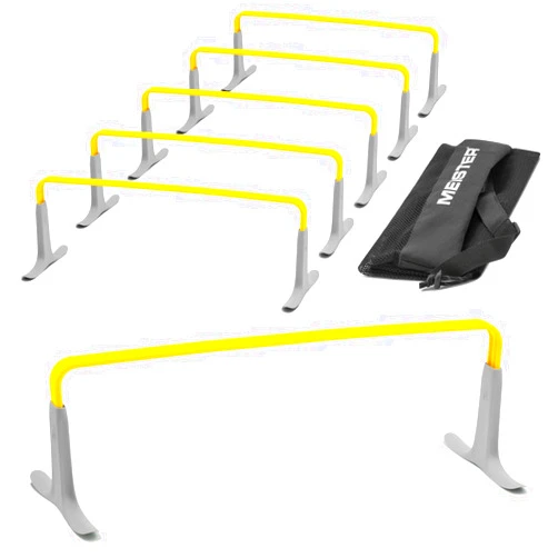 Meister ZoomFlex Agility Hurdles w/Carry Bag - Flex-Safe Modular Speed Training