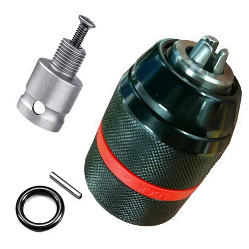 Resze Self -Tightening Keyless Hand Drill Chuck,3-Jaw Drill Chuck,Multipurpose 1/2