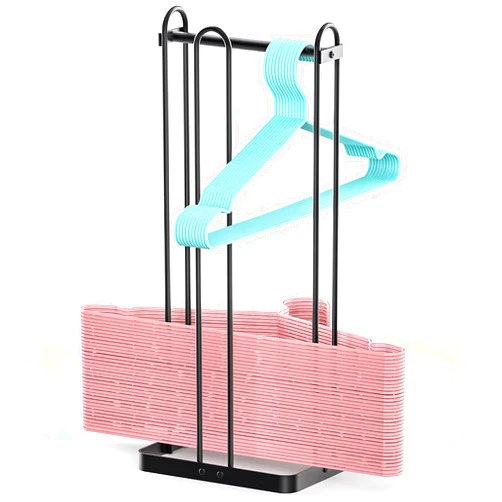PAPAGIFTREE Hanger Organizer, Hanger Stacker, Hanger Storage Organizer Clothes Hanger Holder, Clothes Hanger Storage Rack Hanger Caddy Hanger Stand for Laundry Room Organization