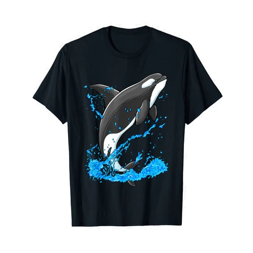 CC Save The Whale Gifts Orca Killer Whale Graphic Gift T-Shirt