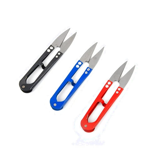 CHENYUEFA Multicolor Stationery Scissors Nippers U Shape Clippers Steel Decorative Scissors Professional Tailor Scissors Scissors