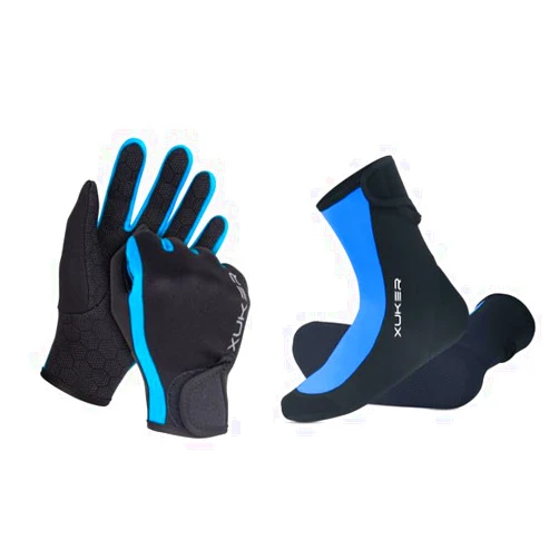 XUKER Neoprene Glove Socks for Scuba Diving Snorkeling Paddling Surfing Kayaking Canoeing Spearfishing Skiing and Other Water Sports