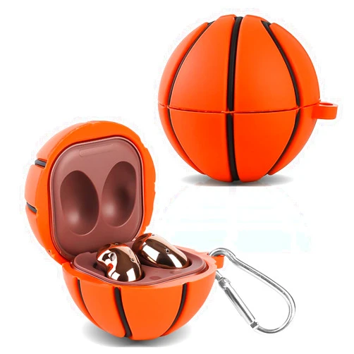 Suublg Silicone Case Protective Cover with Cute Cartoon Design for Samsung Galaxy Buds FE (2023) / Buds2 Pro (2022) / Buds 2 (2021) / Buds Pro (2021) / Buds Live (2020) Earbuds, with Carabiner