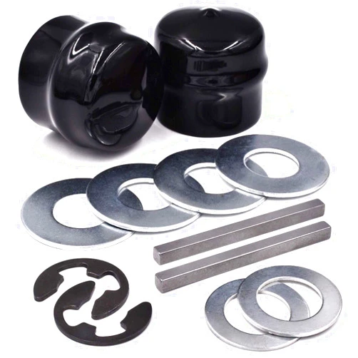 HD Switch Rear Wheel Axle Key & Hardware Kit 812000060 532121749 532121748 532186211 532104757 186211 121749 121748 186211x fits Husqvarna Craftsman Poulan Weed Eater White Jonsered AYP Tuff Torq K46
