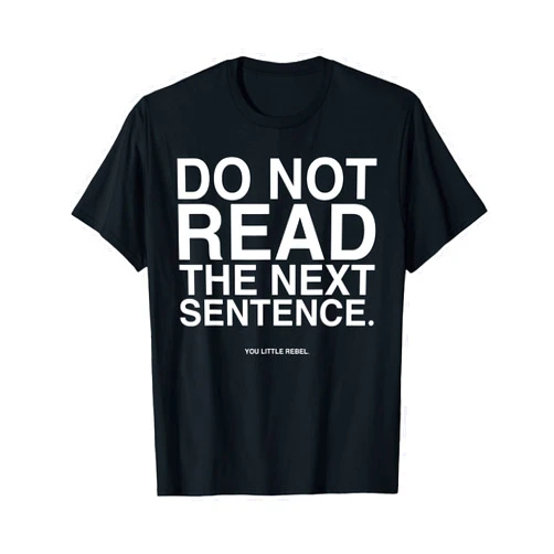 Best Sarcastic Gifts for Funny Humor Lovers Unisex-Adults T-Shirt - Black - Small - Short Sleeve - V-Neck - Modern - Humorous Design