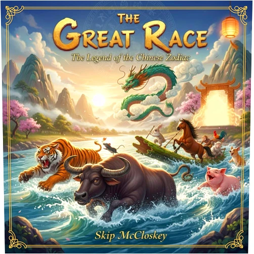 By Skip McCloskey (Author) Format: Kindle Edition THE GREAT RACE: THE LEGEND OF THE CHINESE ZODIAC