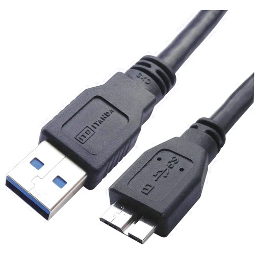 ITD ITANDA USB 3.0 Micro Cable, 3.3ft USB 3.0 A to Micro B Charger Compatible with Samsung Galaxy S5, Note 3, Note Pro 12.2, WD Western Digital My Passport and Elements Hard Drives