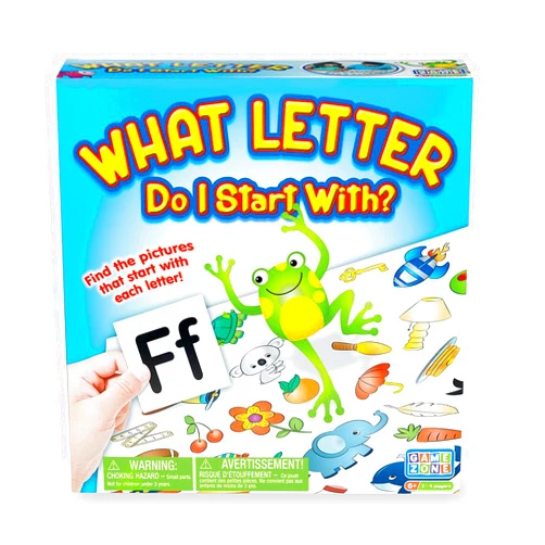 Game Zone What Letter Do I Start With? Family Board Game