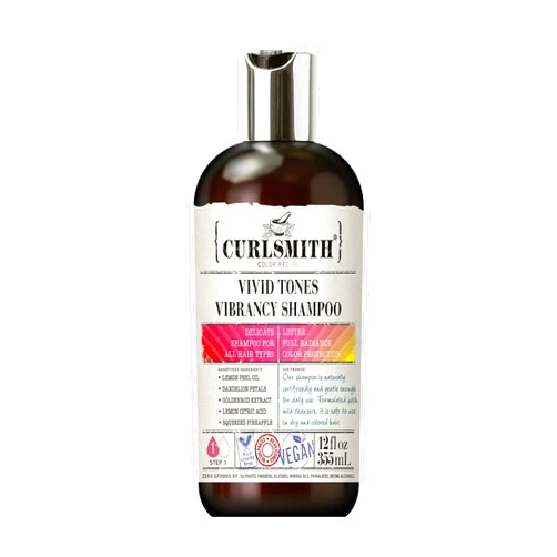 CURLSMITH - Vivid Tones Vibrancy Shampoo - Vegan Shampoo for All Hair Types