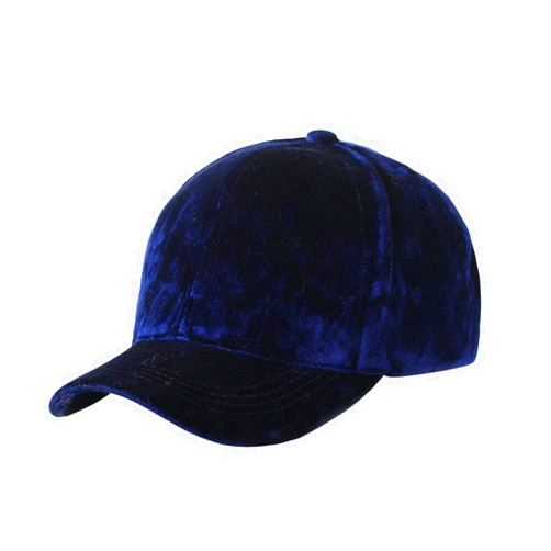 Generic Casual Solid Soft Velvet Baseball Baseball Cap Trucker Hat Low Profile Unstructured Breathable Unisex