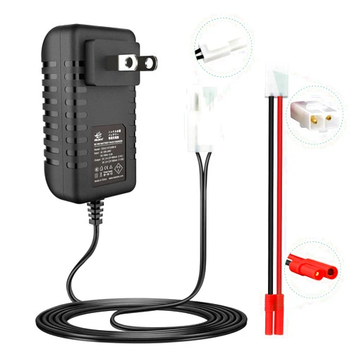 melasta 7.2V 9.6V 8.4V RC Car Battery Charger Compatible with Redcat Racing Hexfly NiMH Battery and Standard Tamiya Battery, 2.4V-12V NiMH/NiCD Universal RC Charger