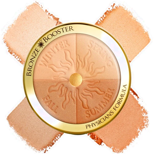 Physicians Formula Bronze Booster Glow-Boosting Season-to-Season, Customizable Seasonal Glow Glow, Lasting Tan Boost, Hypoallergenic Powder, Cruelty-Free & Hypoallergenic- Light-to-Medium