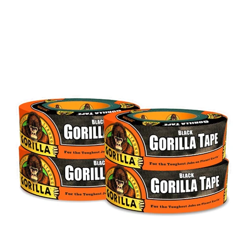 Gorilla Black Duct Tape, 1.88