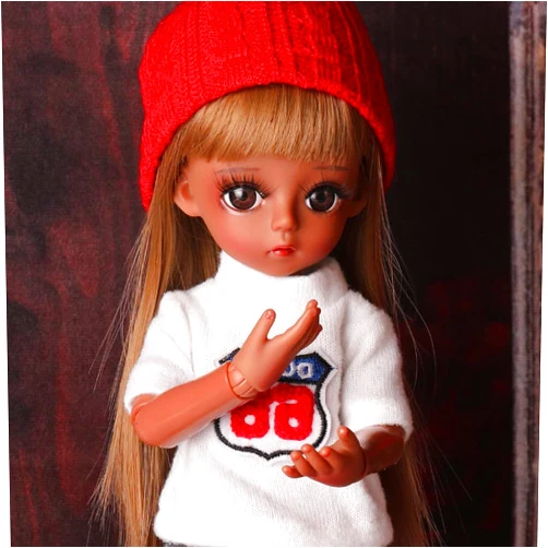 UCanaan BJD Doll 1/6 SD Dolls 12 Inch 18 Ball Jointed Doll DIY Toys with Full Set Clothes Shoes Wig Makeup, Best Gitfs for Girls Christmas Birthday (b42)