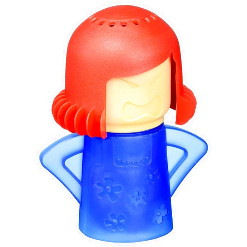 TOPIST Angry Mama Microwave Cleaner Angry Mom Microwave Oven Steam Cleaner and Disinfects With Vinegar and Water for Kitchens, Steamer Cleaning Equipment Cleans the Crud in Minutes (Blue)