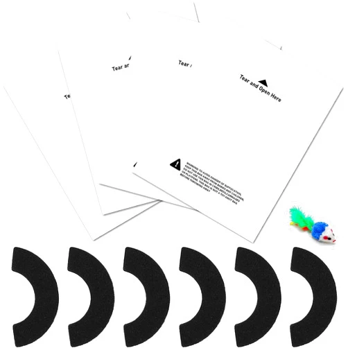 Anosiar 50 Pack Waste Drawer Liners Bags Compatible with Litter Robot 4, 9-11 Gallons Litter Box Liners Plus 6 Pack Activated Carbon Filter