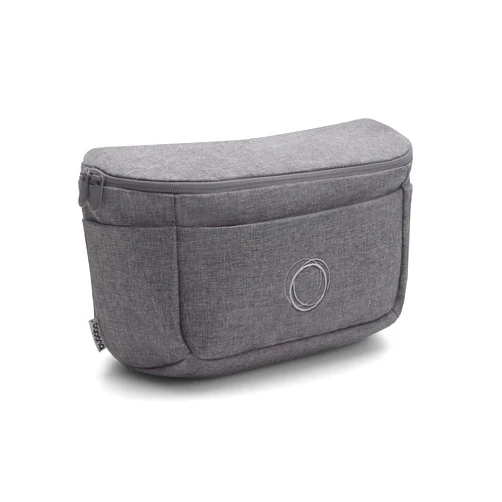 Bugaboo Organizer - Compact Size Multipocket Diaper Bag - Universal Compatible with Any Stroller - Attaches to the Handlebar (Grey Melange)