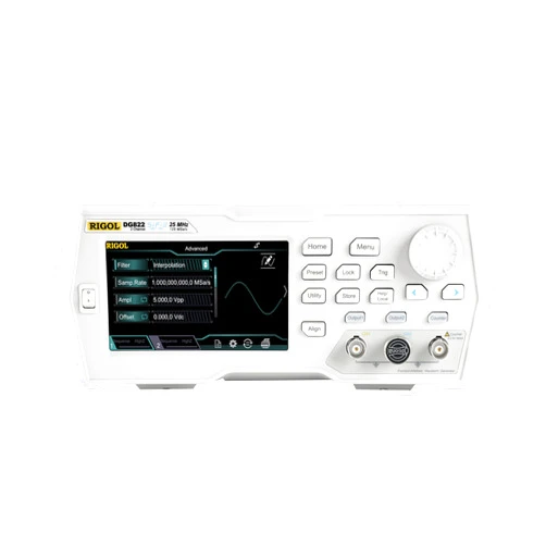 Rigol DG822 Function/Arbitrary Waveform Generator 25MHz,2 Channels,16 bit Vertical Resolution,2Mpts Arbitrary Wave Length