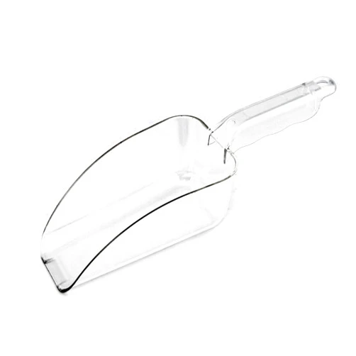 New Star Foodservice 34424 Polycarbonate Plastic Utility Ice Scoop, Clear, 24-Ounce