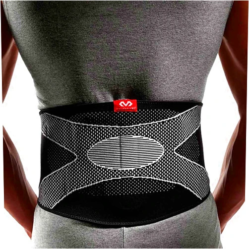 McDavid 4 Way Elastic Back Support with Pad Regular Black