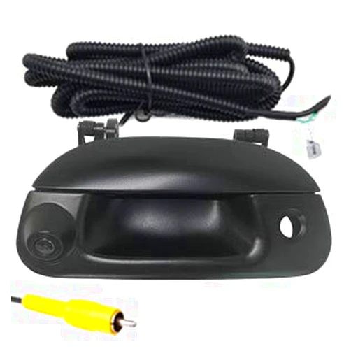 Videosystem Tailgate Replace Rear View Camera Car Backup Tailgate Handle Camera for Ford 1997-2007 F150 F250 F350 F450 F550,Tailgate Door Handle Replacement Camera(Color: Black)