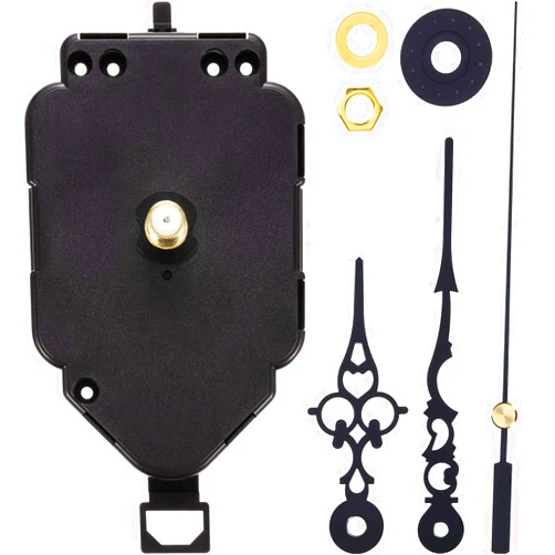 Hicarer DIY Quartz Clock Movement Kits Replacement Clock Movement Mechanism Pendulum (Rod Length 0.9 Inch)